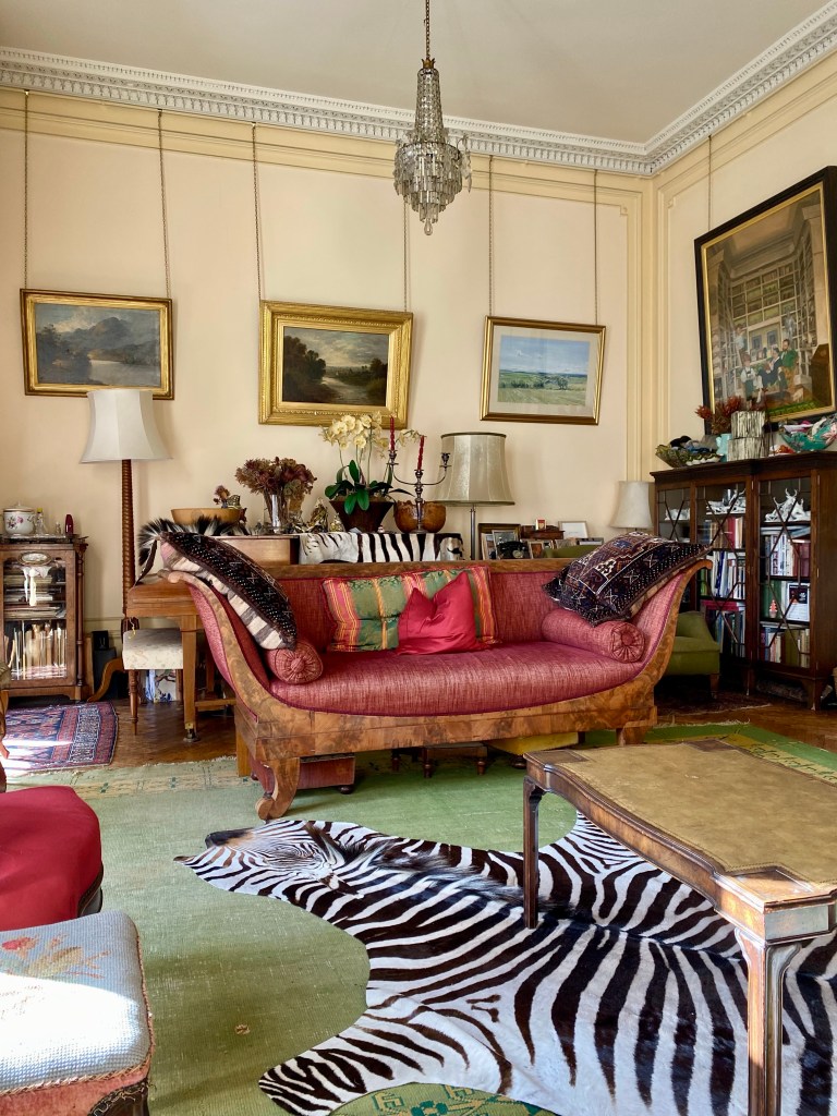 And one last photo of the room on the first floor of 17 Heriot Row, where John Macfie chatted with us about the life of Robert Louis Stevenson
