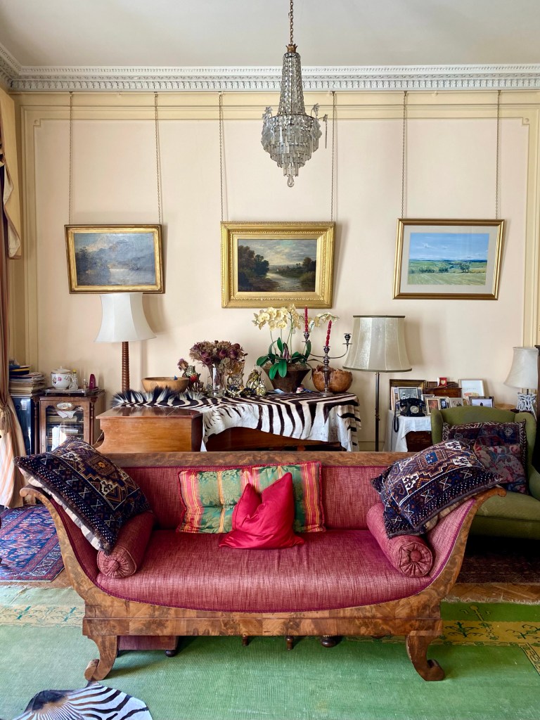 Another photo of the room on the first floor of 17 Heriot Row, where John Macfie chatted with my friend and me about the life of Robert Louis Stevenson